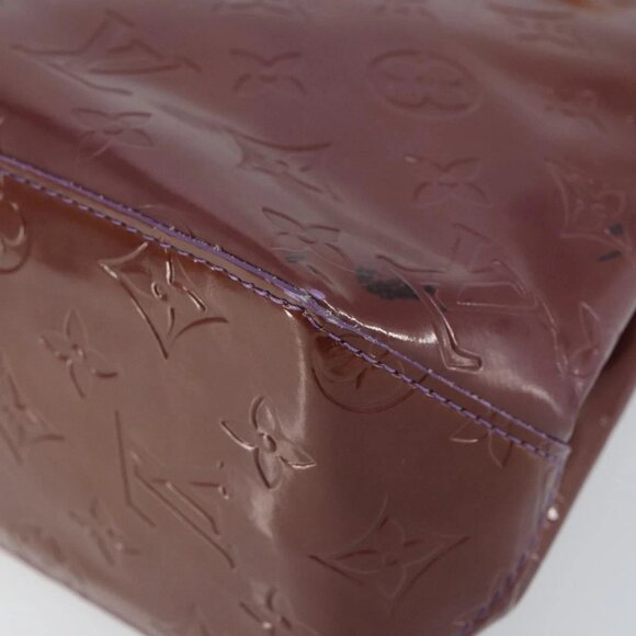 LOUIS VUITTON Monogram Vernis Reade PM Hand Bag Viole M91089 LV Auth 150037 - Picture 5 of 16